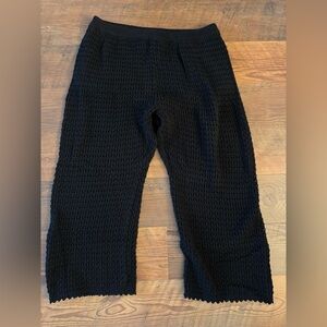 100% Cotton Crochet Ankle Pants